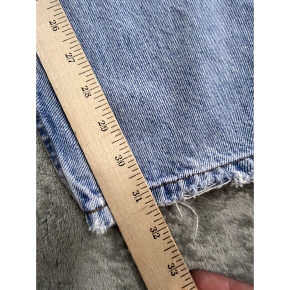 Vintage Georgia Jean Co Jeans Womens 18 Light Wash Relaxed Tapered Denim 90s Y2K - Picture 16 of 16